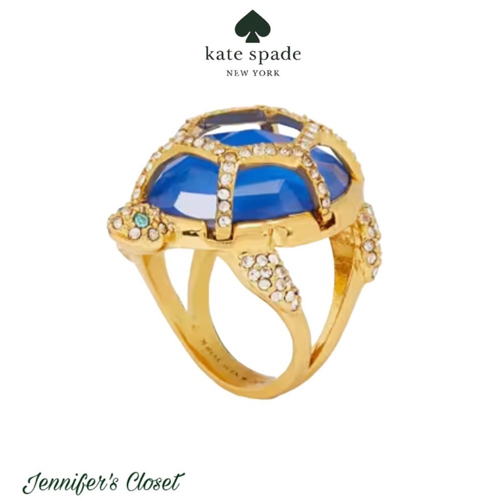 Kate Spade Turtle Statement Ring / NWT